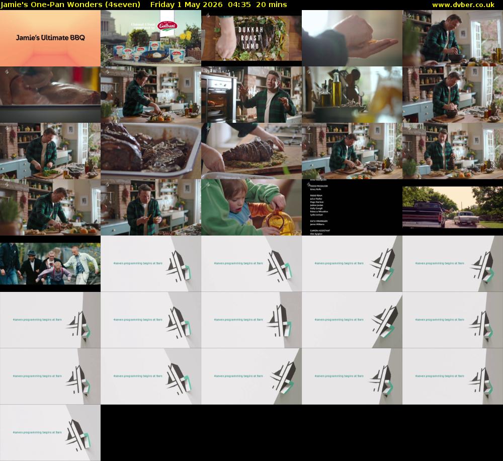 Jamie's One-Pan Wonders (4seven) Friday 1 May 2026 04:35 - 04:55