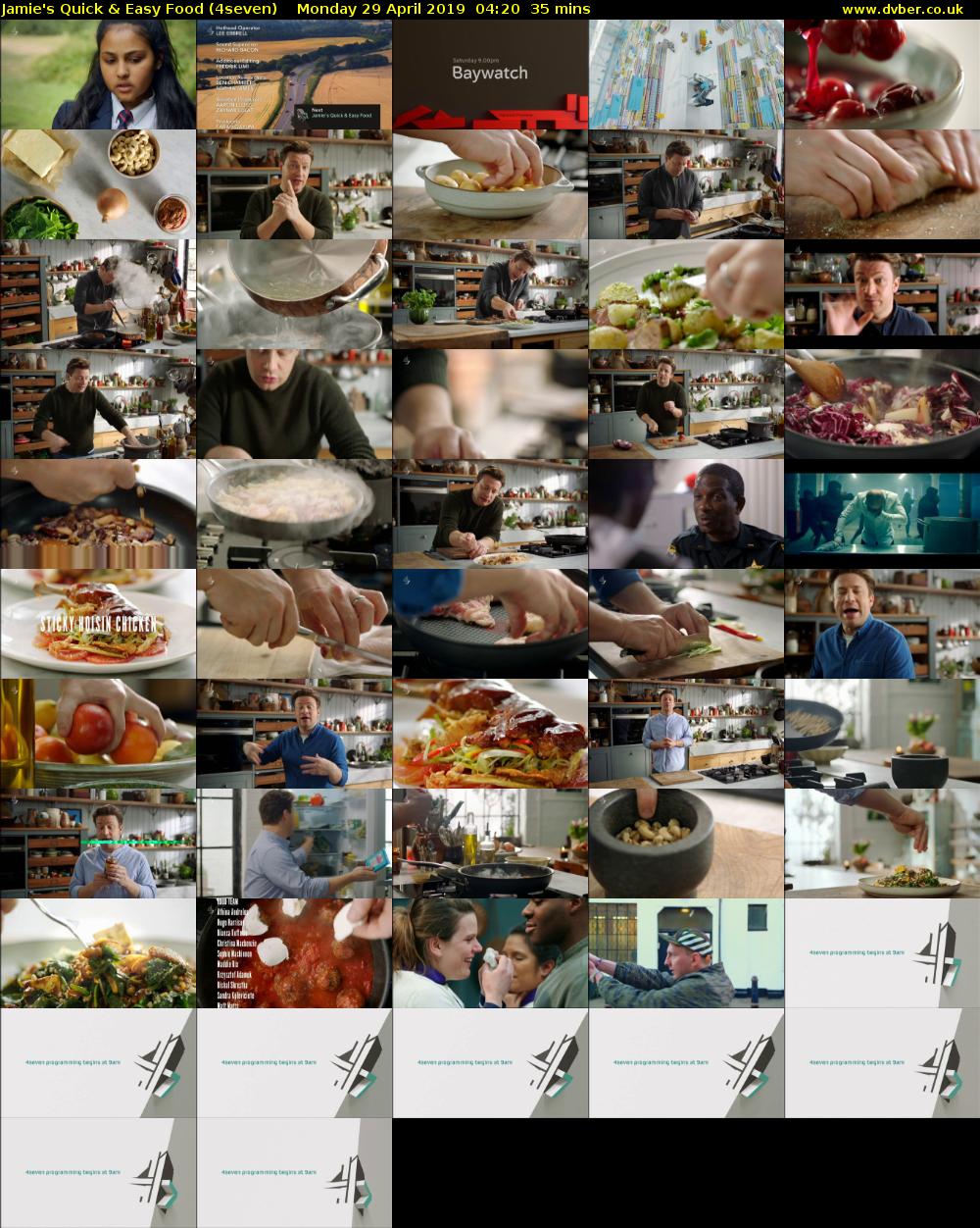 Jamie's Quick & Easy Food (4seven) Monday 29 April 2019 04:20 - 04:55