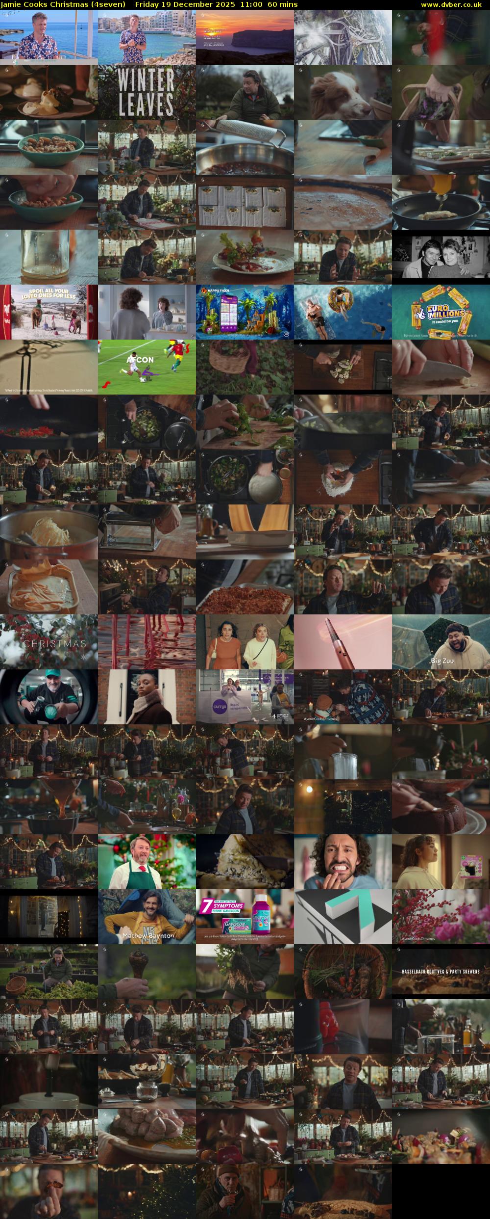 Jamie Cooks Christmas (4seven) Friday 19 December 2025 11:00 - 12:00