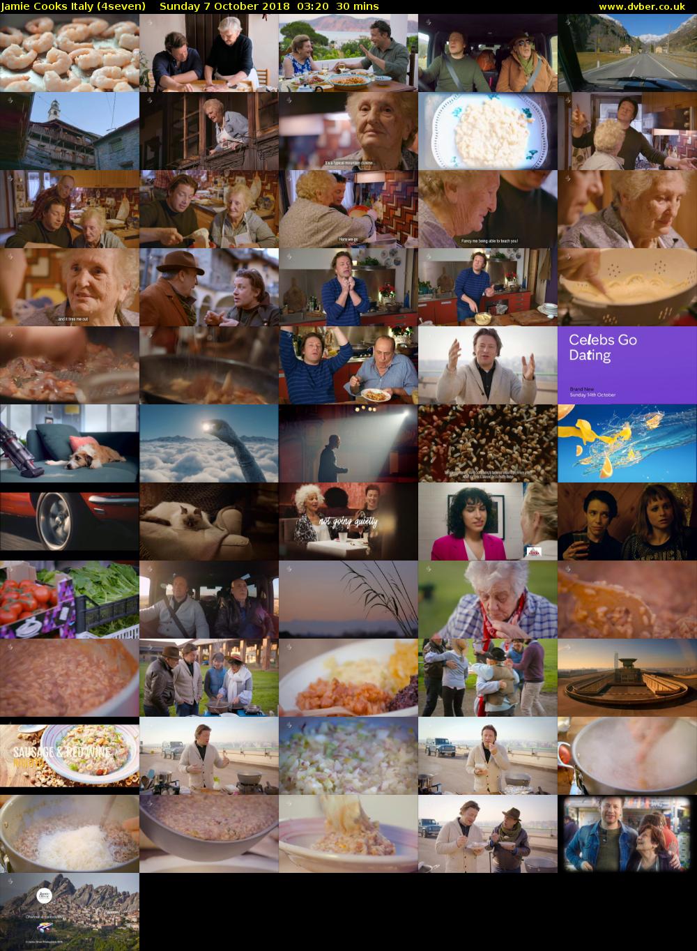Jamie Cooks Italy (4seven) Sunday 7 October 2018 03:20 - 03:50