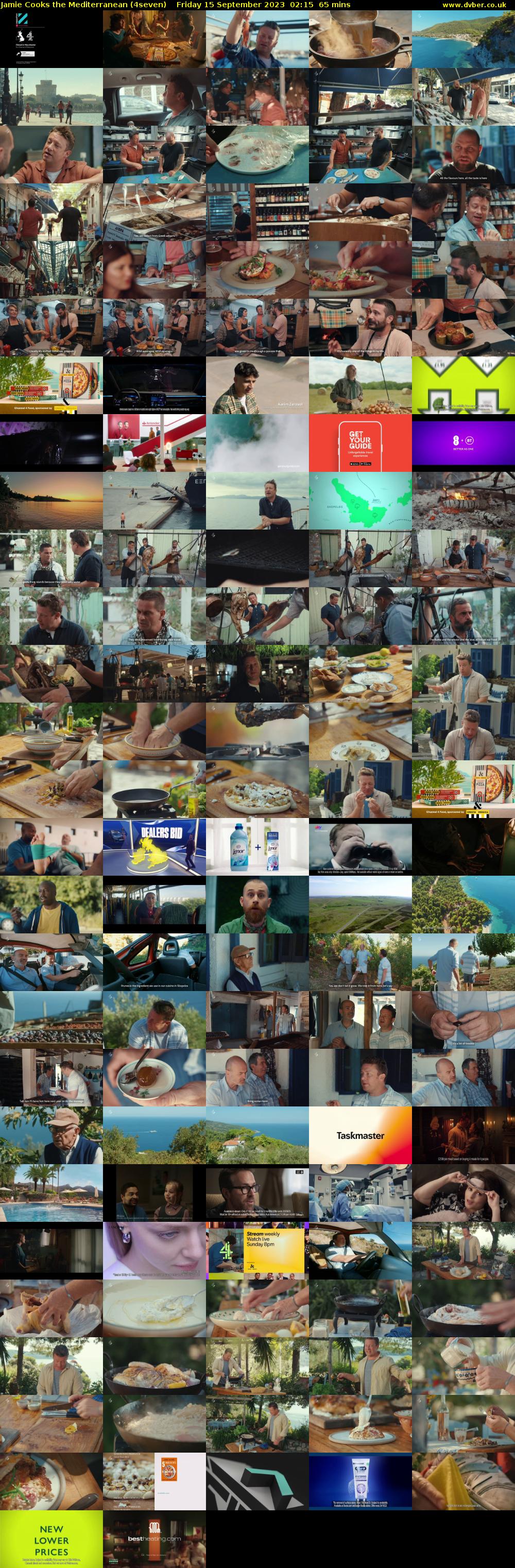 Jamie Cooks the Mediterranean (4seven) Friday 15 September 2023 02:15 - 03:20