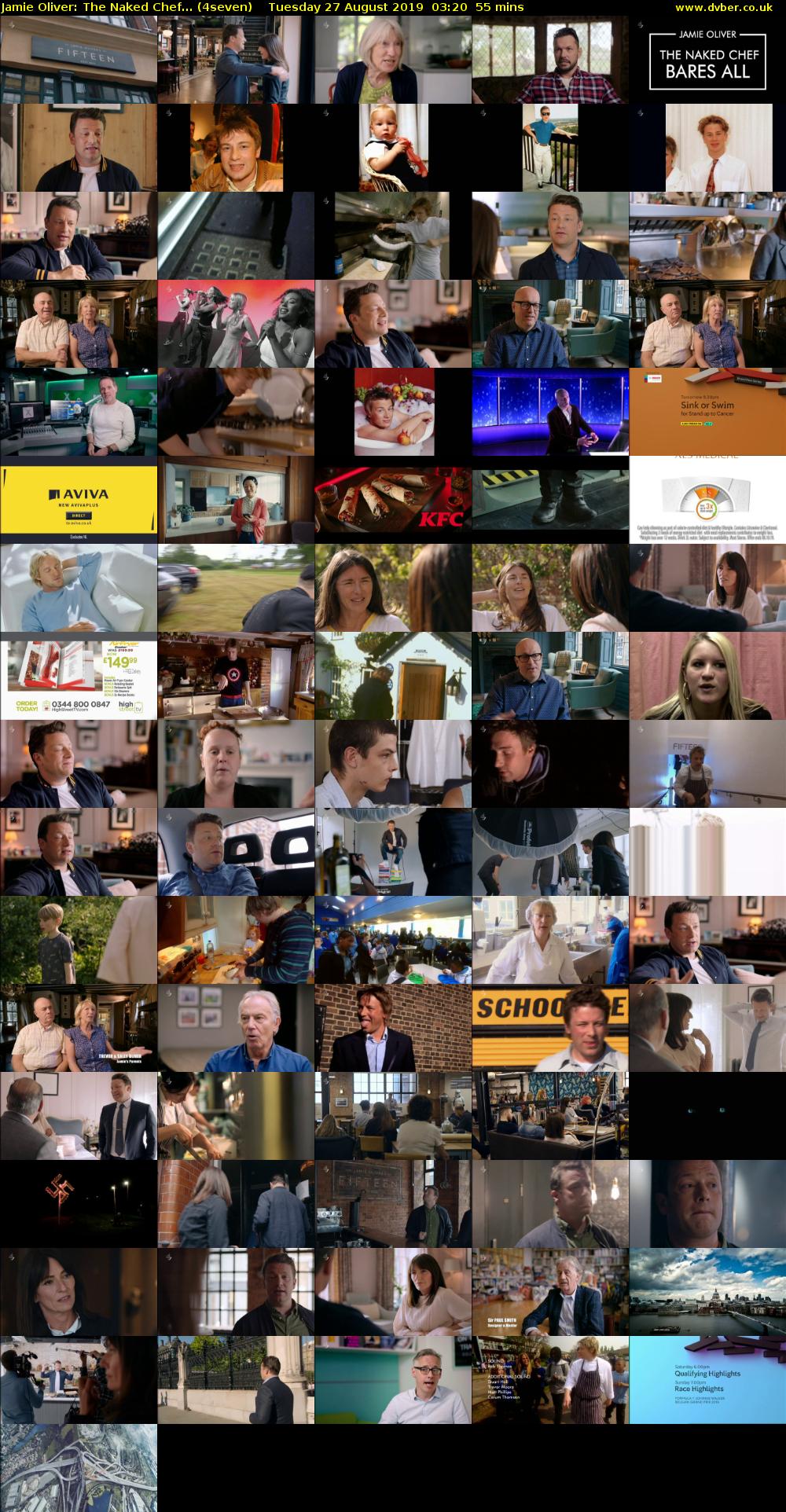 Jamie Oliver: The Naked Chef... (4seven) Tuesday 27 August 2019 03:20 - 04:15