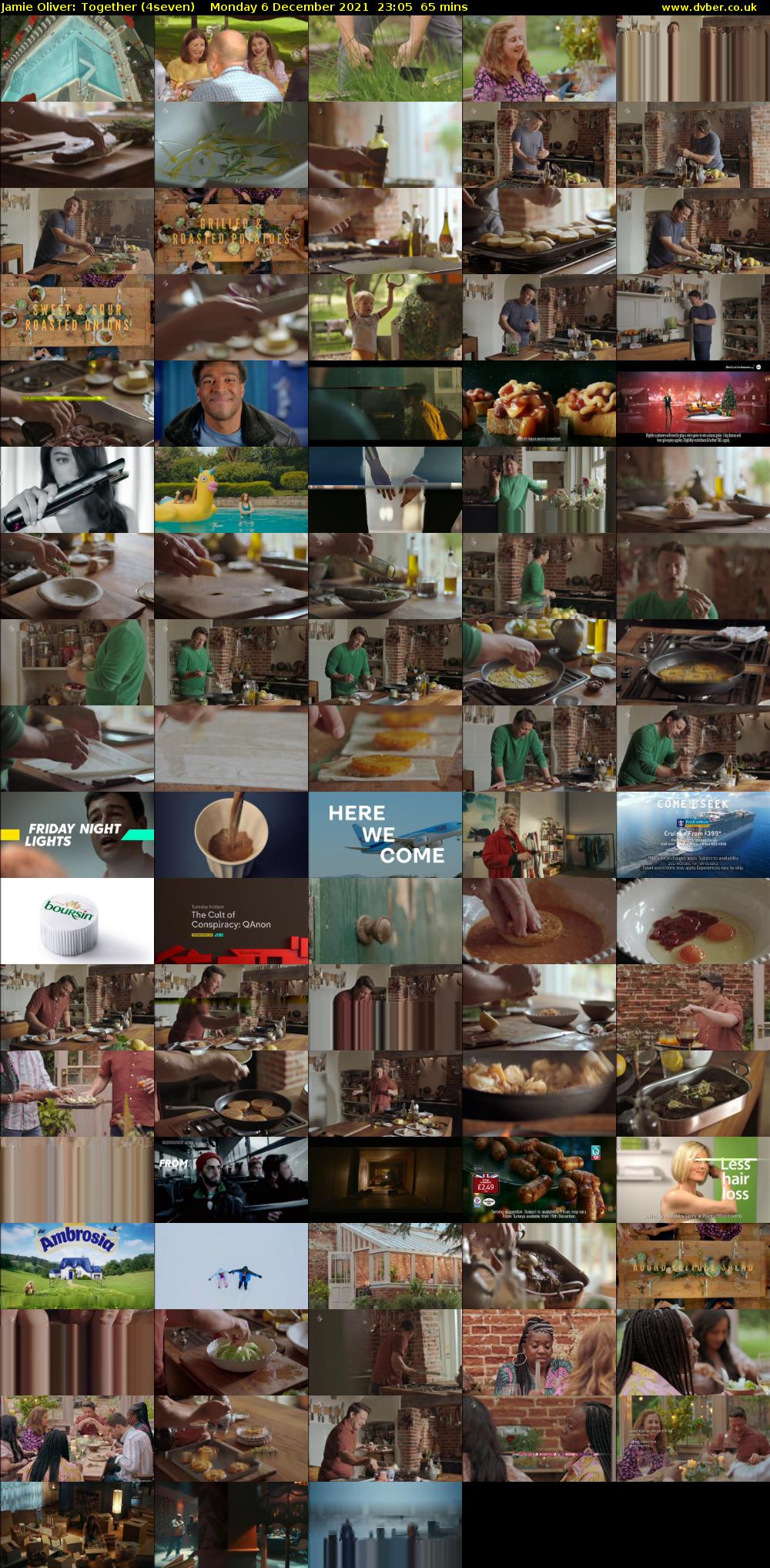 Jamie Oliver: Together (4seven) Monday 6 December 2021 23:05 - 00:10