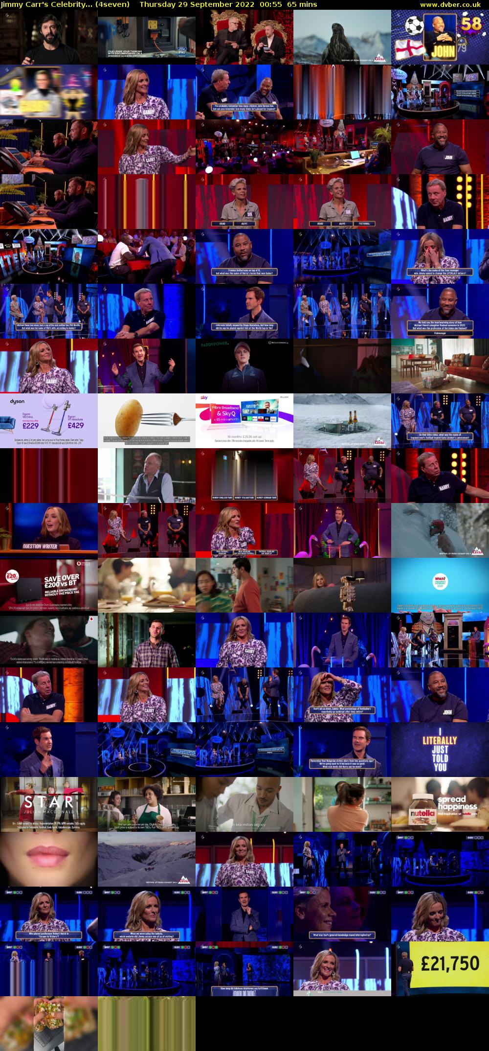 Jimmy Carr's Celebrity... (4seven) Thursday 29 September 2022 00:55 - 02:00