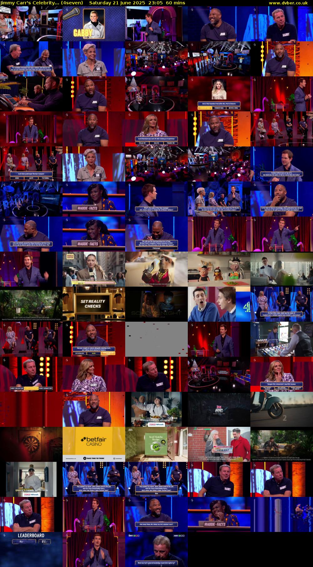 Jimmy Carr's Celebrity... (4seven) Saturday 21 June 2025 23:05 - 00:05