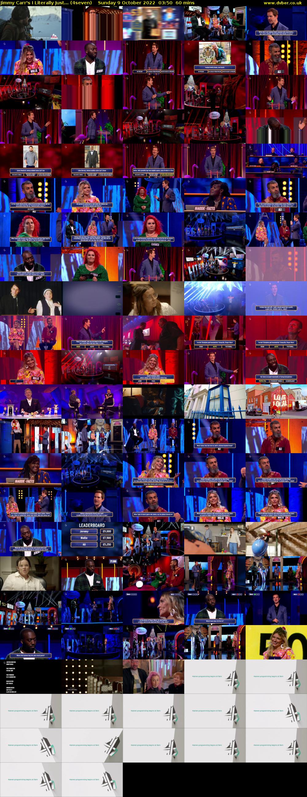 Jimmy Carr's I Literally Just... (4seven) Sunday 9 October 2022 03:50 - 04:50