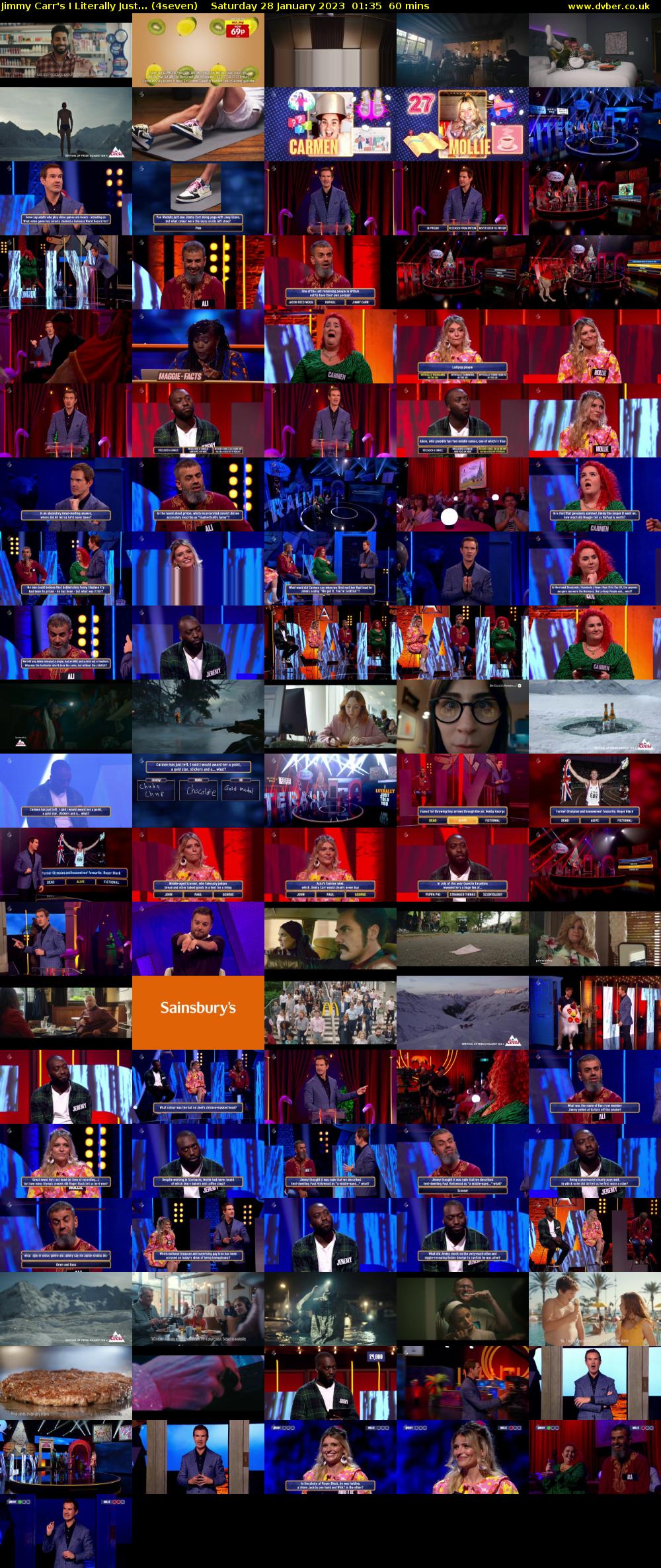 Jimmy Carr's I Literally Just... (4seven) Saturday 28 January 2023 01:35 - 02:35