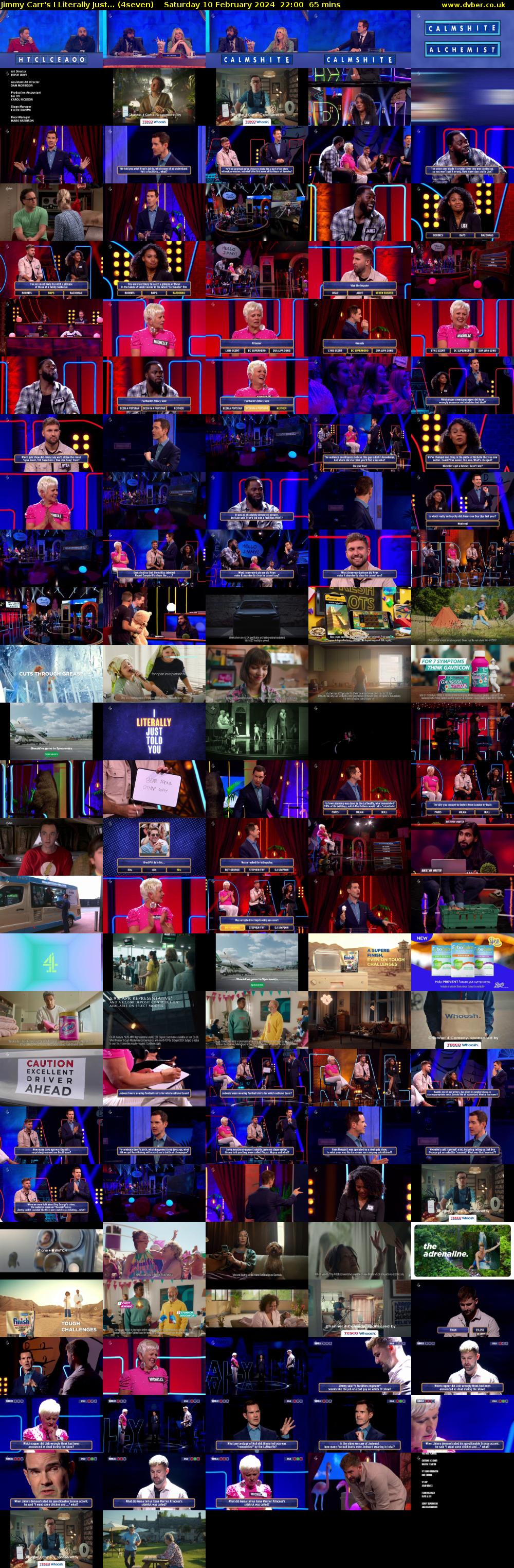Jimmy Carr's I Literally Just... (4seven) Saturday 10 February 2024 22:00 - 23:05