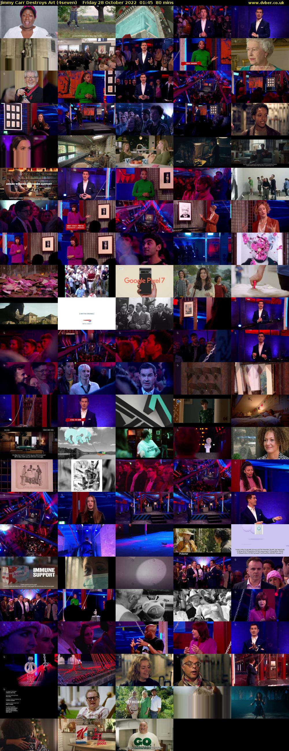 Jimmy Carr Destroys Art (4seven) Friday 28 October 2022 01:45 - 03:05