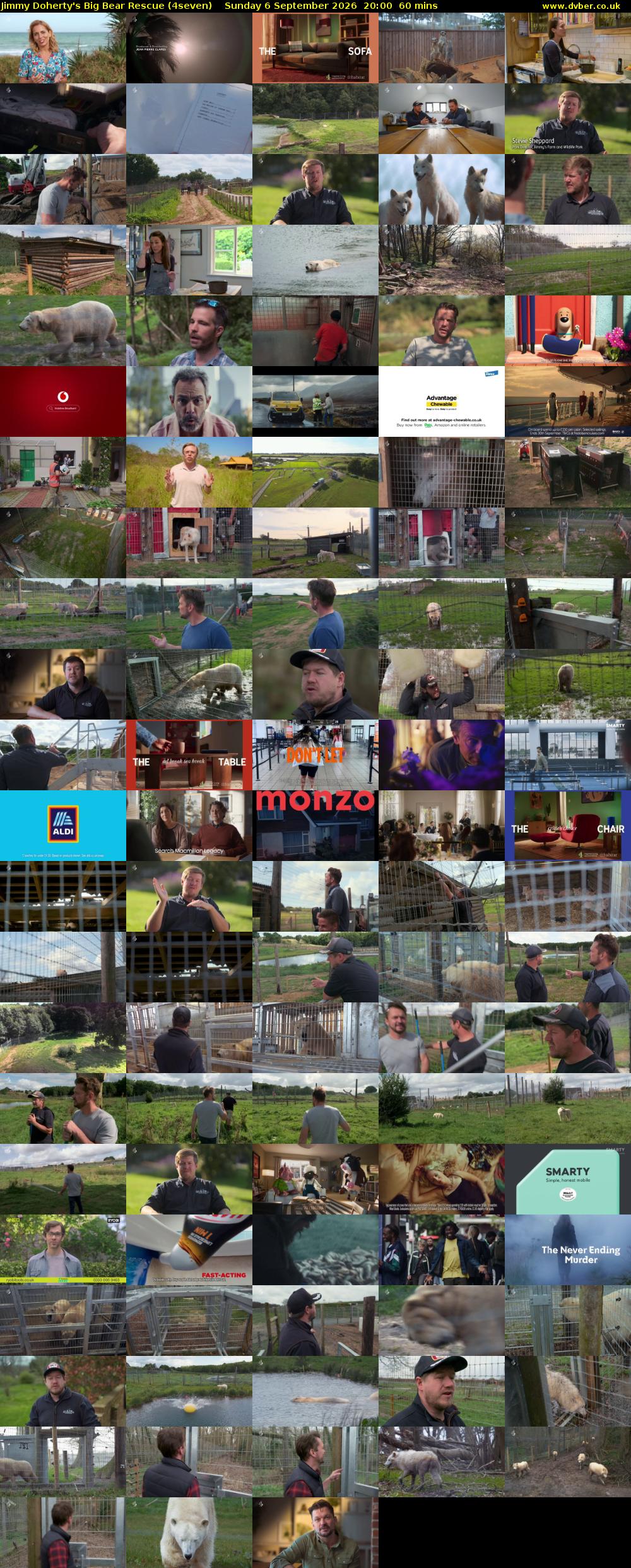 Jimmy Doherty's Big Bear Rescue (4seven) Sunday 6 September 2026 20:00 - 21:00