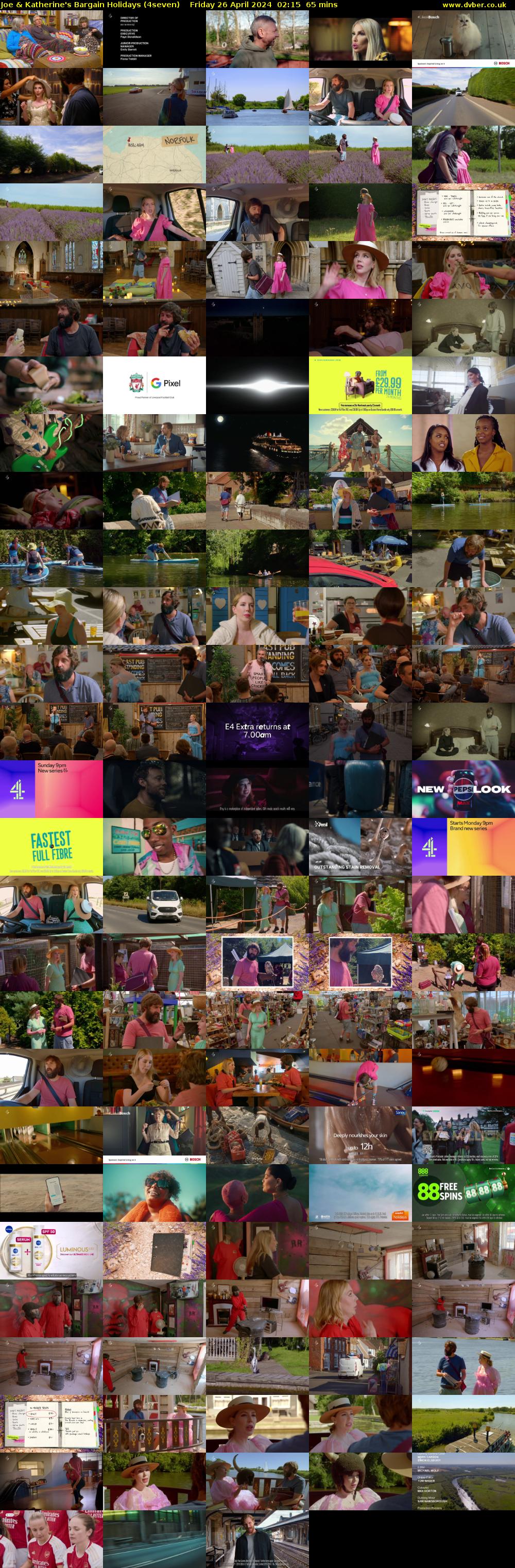 Joe & Katherine's Bargain Holidays (4seven) Friday 26 April 2024 02:15 - 03:20