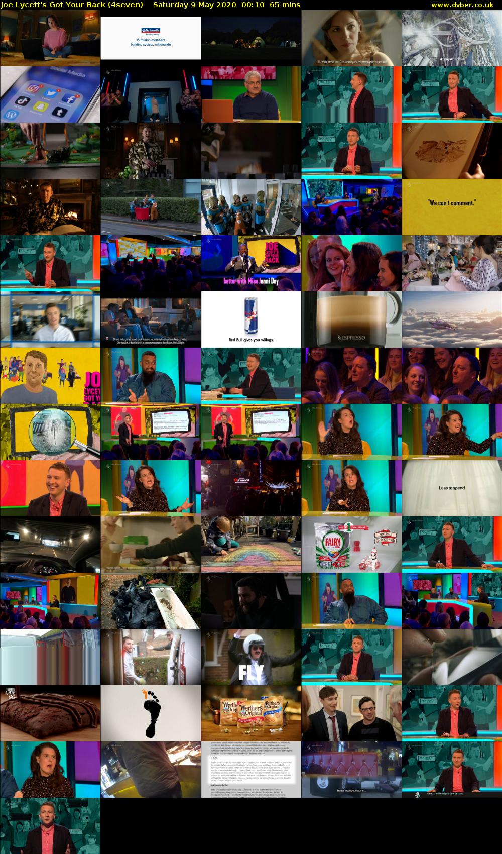 Joe Lycett's Got Your Back (4seven) Saturday 9 May 2020 00:10 - 01:15