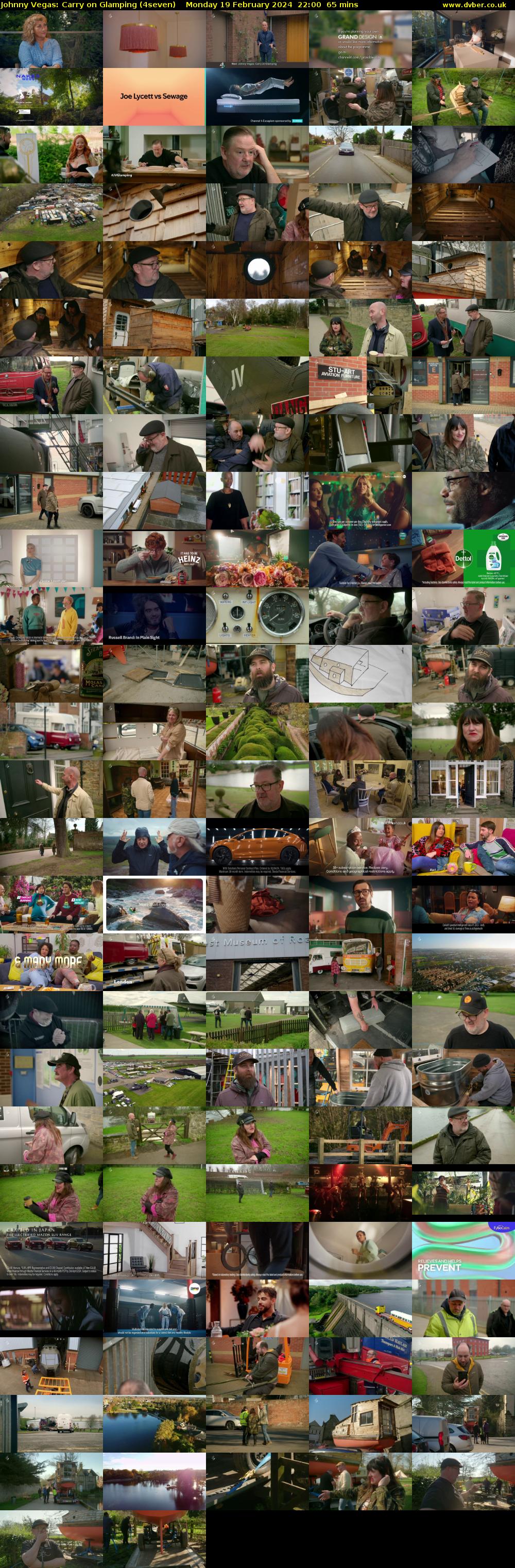 Johnny Vegas: Carry on Glamping (4seven) Monday 19 February 2024 22:00 - 23:05