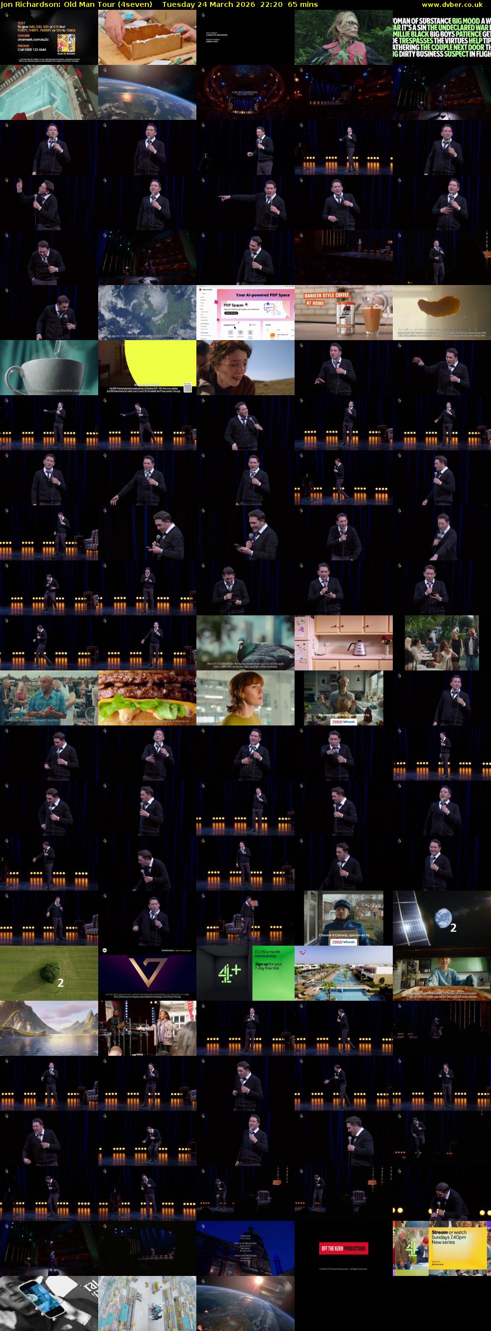 Jon Richardson: Old Man Tour (4seven) Tuesday 24 March 2026 22:20 - 23:25