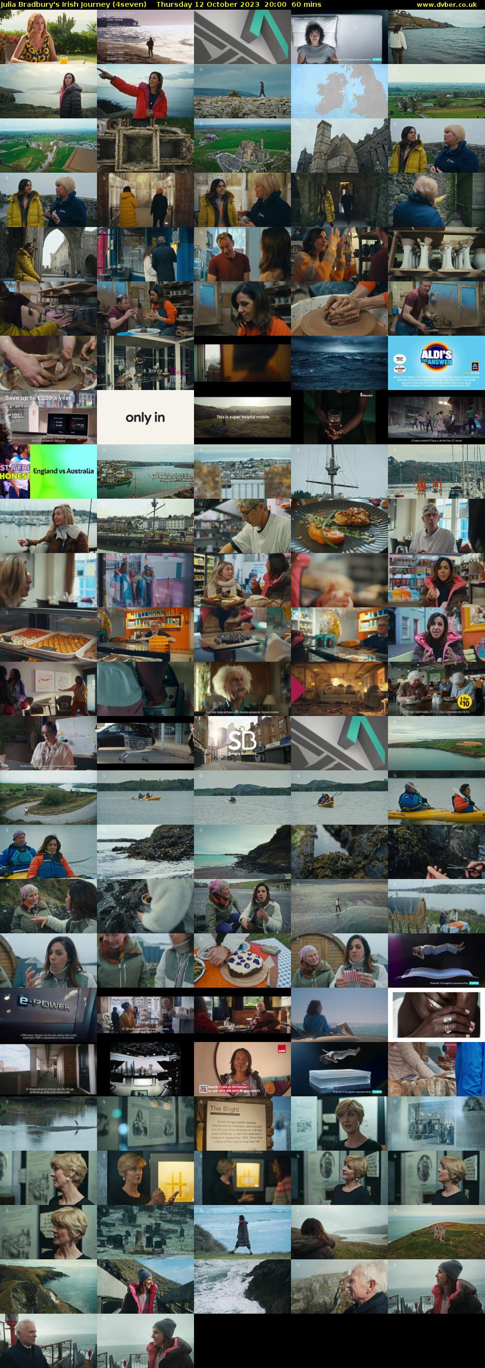 Julia Bradbury's Irish Journey (4seven) Thursday 12 October 2023 20:00 - 21:00