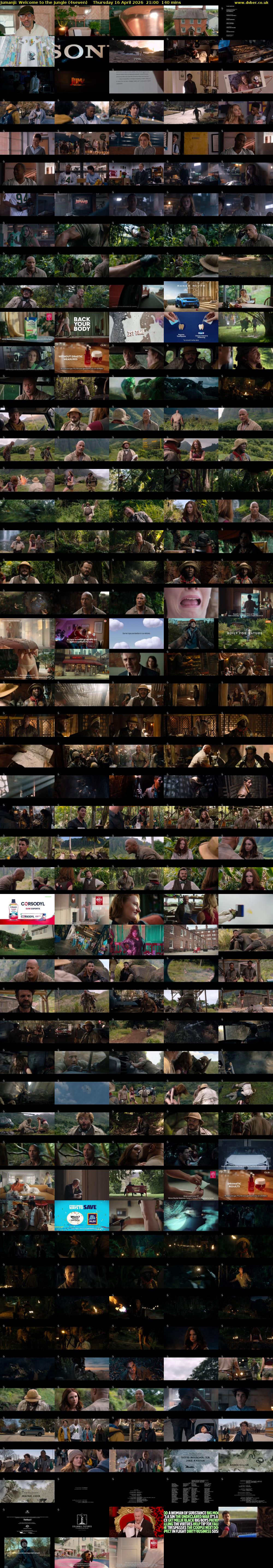 Jumanji: Welcome to the Jungle (4seven) Thursday 16 April 2026 21:00 - 23:20