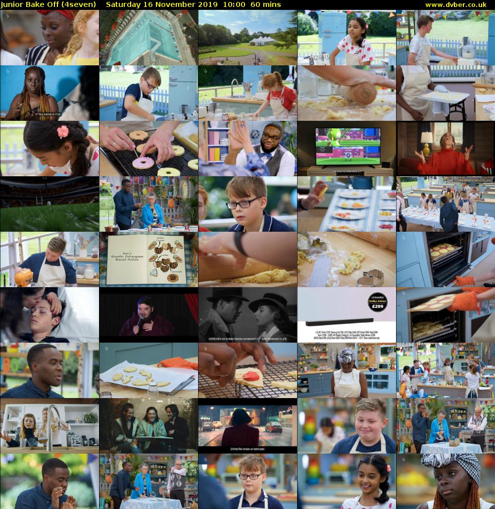 Junior Bake Off (4seven) Saturday 16 November 2019 10:00 - 11:00