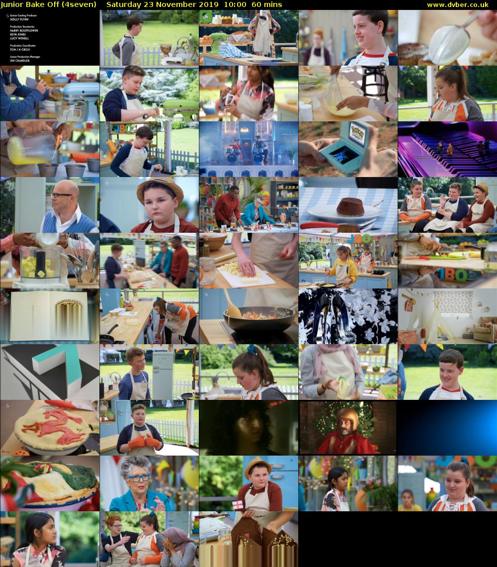 Junior Bake Off (4seven) Saturday 23 November 2019 10:00 - 11:00