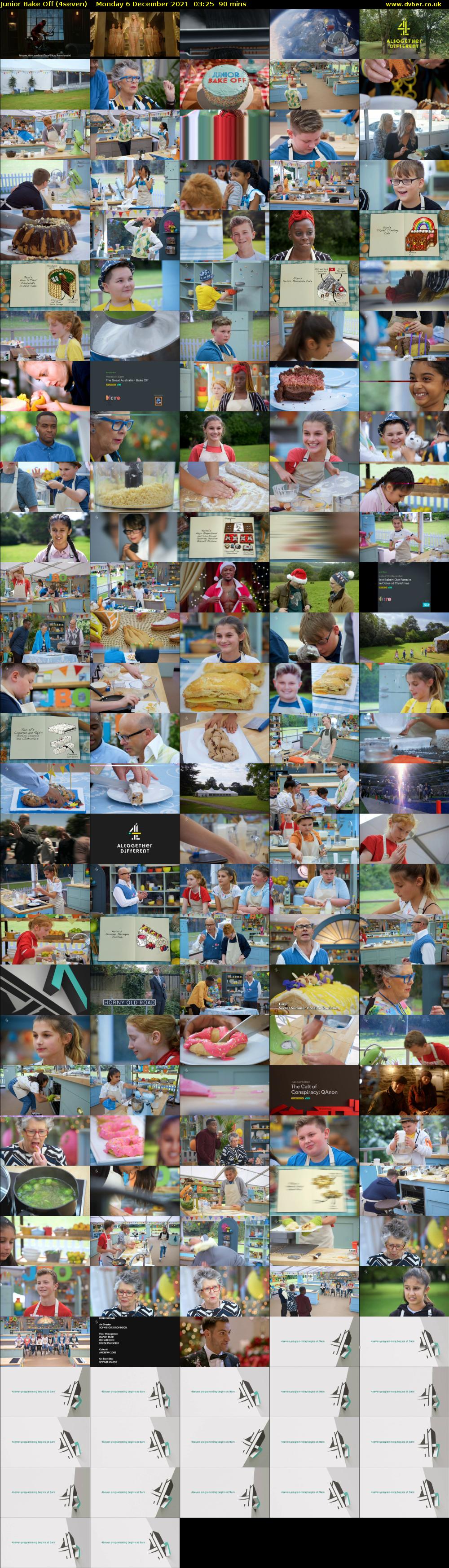 Junior Bake Off (4seven) Monday 6 December 2021 03:25 - 04:55