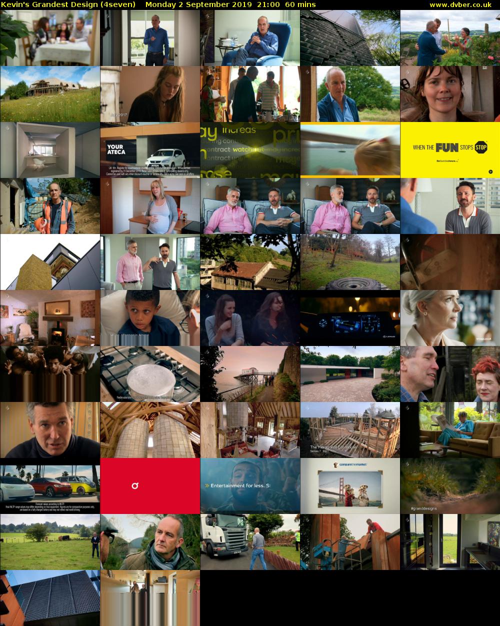 Kevin's Grandest Design (4seven) Monday 2 September 2019 21:00 - 22:00