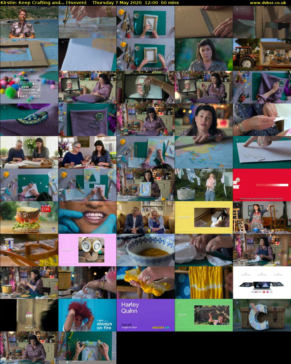 Kirstie: Keep Crafting and... (4seven) Thursday 7 May 2020 12:00 - 13:00