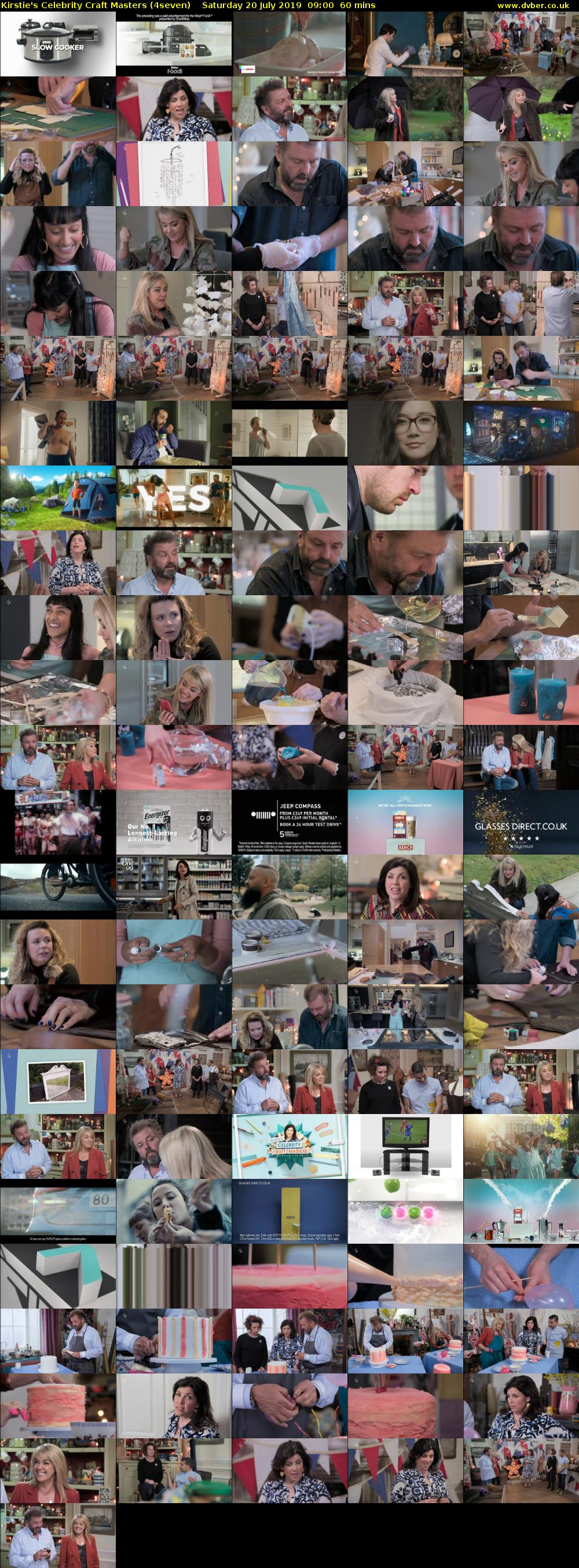 Kirstie's Celebrity Craft Masters (4seven) Saturday 20 July 2019 09:00 - 10:00
