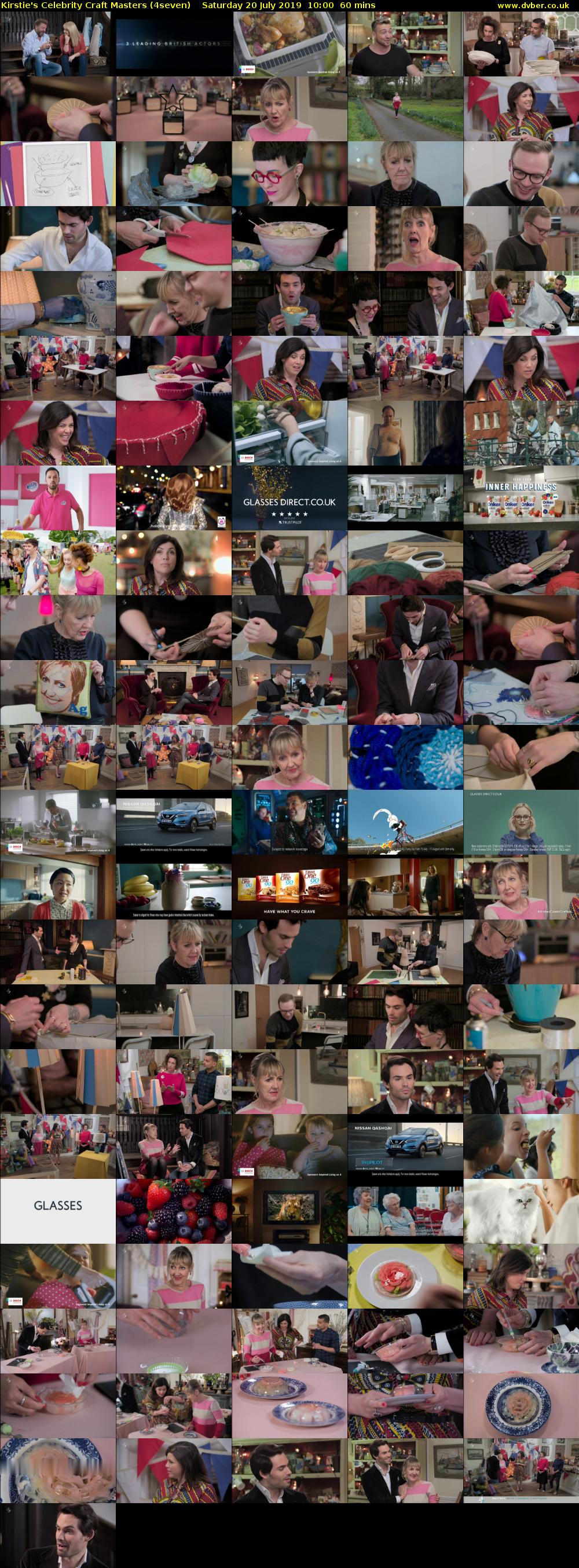 Kirstie's Celebrity Craft Masters (4seven) Saturday 20 July 2019 10:00 - 11:00