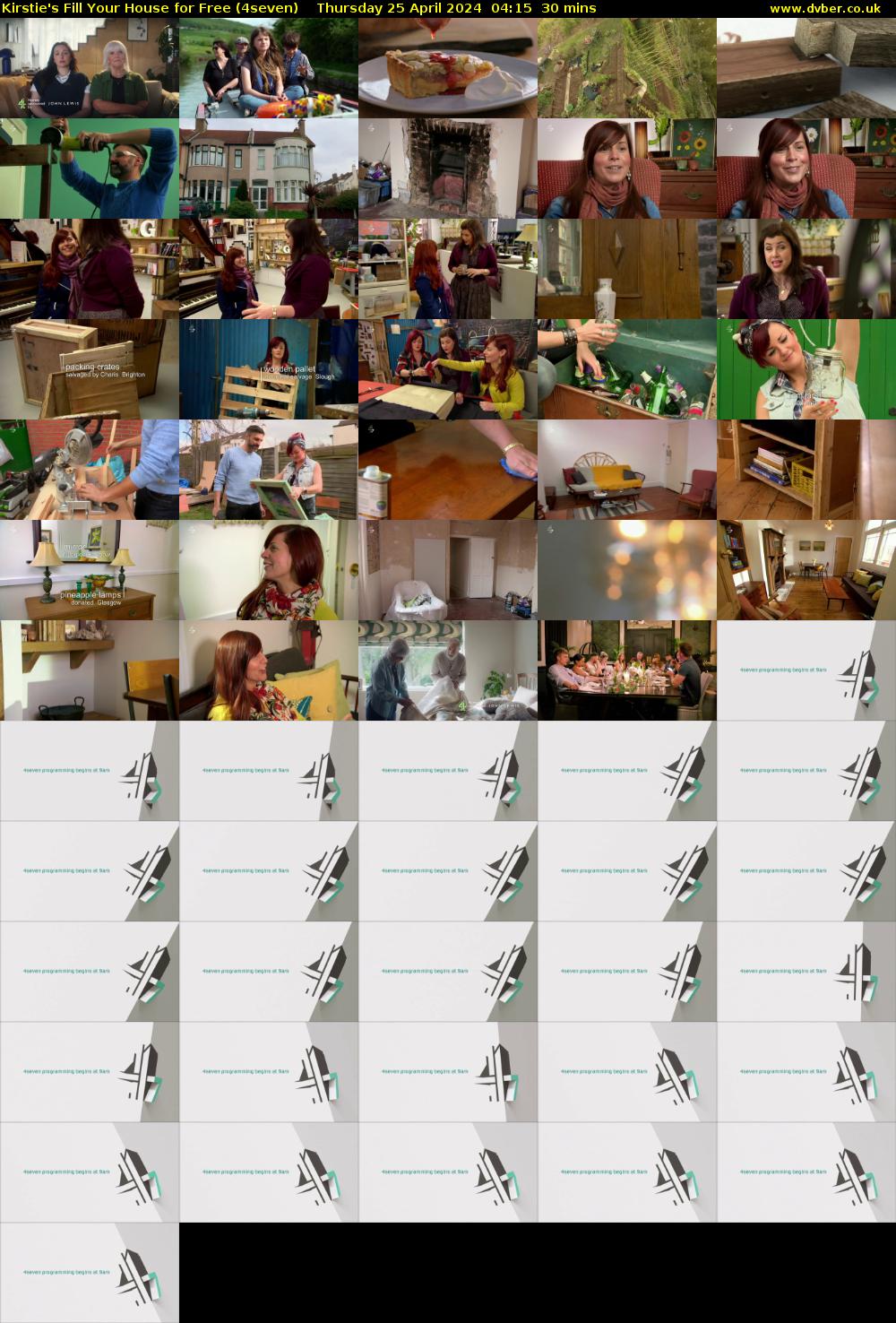 Kirstie's Fill Your House for Free (4seven) Thursday 25 April 2024 04:15 - 04:45
