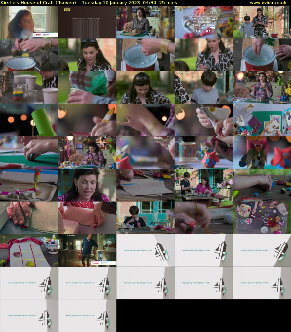 Kirstie's House of Craft (4seven) Tuesday 10 January 2023 04:30 - 04:55