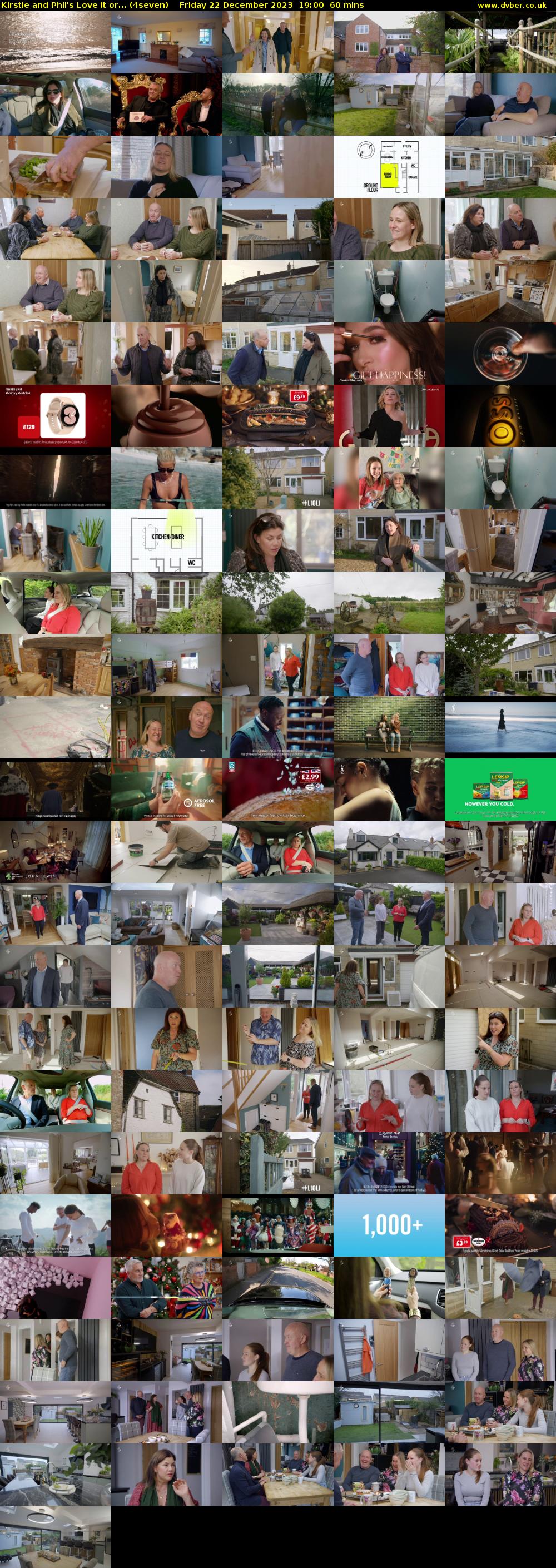 Kirstie and Phil's Love It or... (4seven) Friday 22 December 2023 19:00 - 20:00