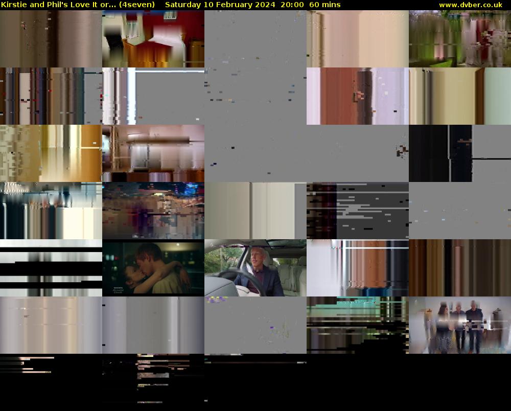 Kirstie and Phil's Love It or... (4seven) Saturday 10 February 2024 20:00 - 21:00