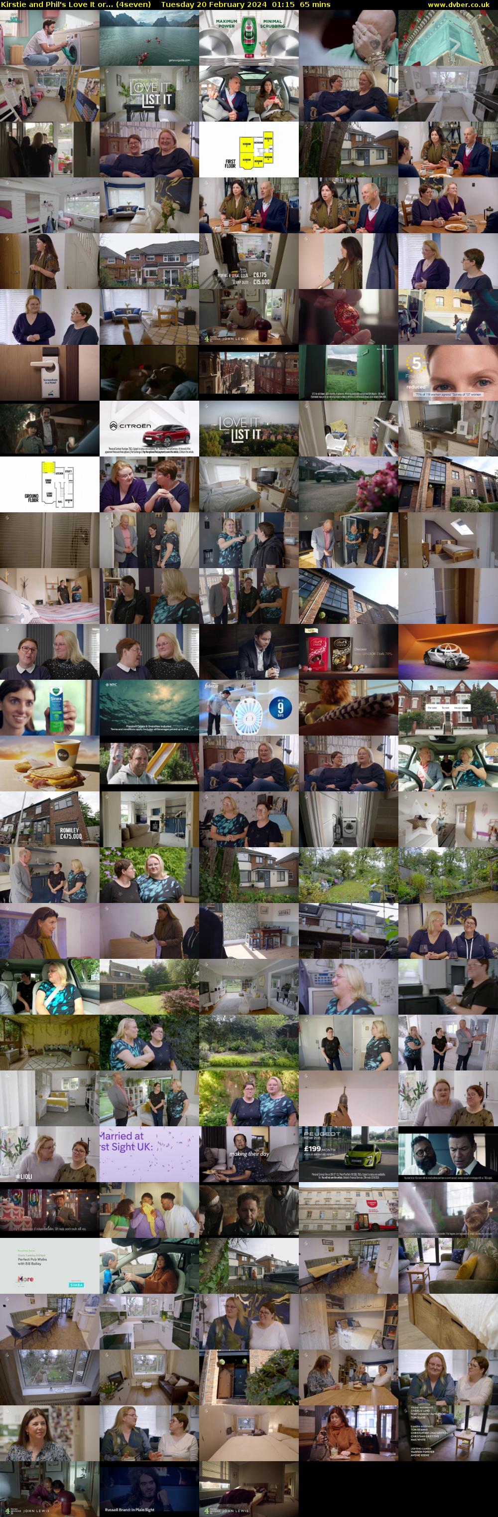 Kirstie and Phil's Love It or... (4seven) Tuesday 20 February 2024 01:15 - 02:20