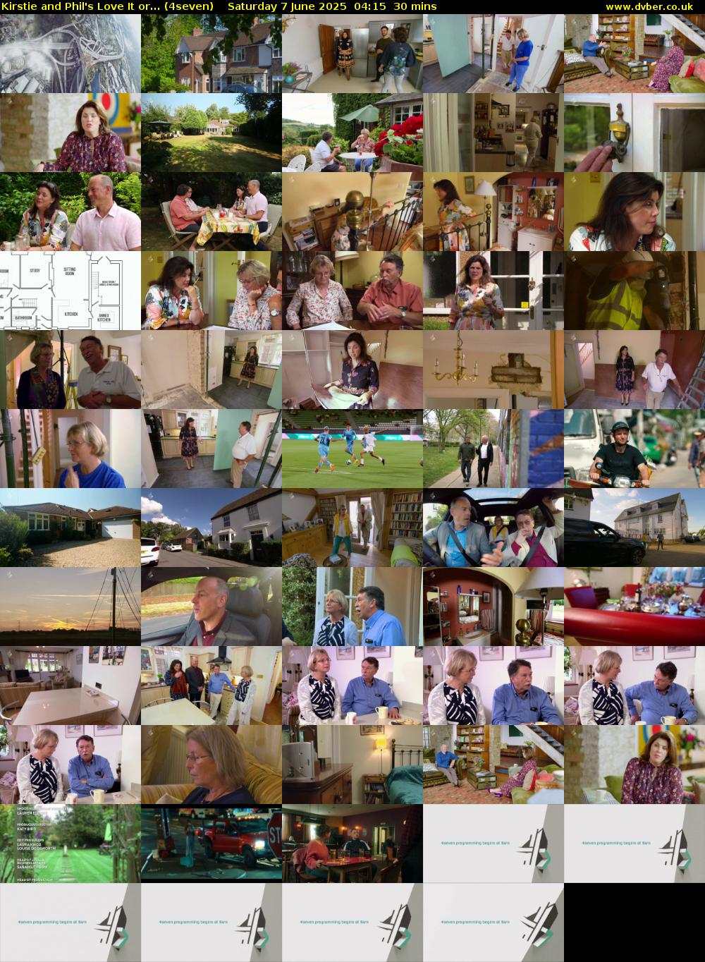 Kirstie and Phil's Love It or... (4seven) Saturday 7 June 2025 04:15 - 04:45