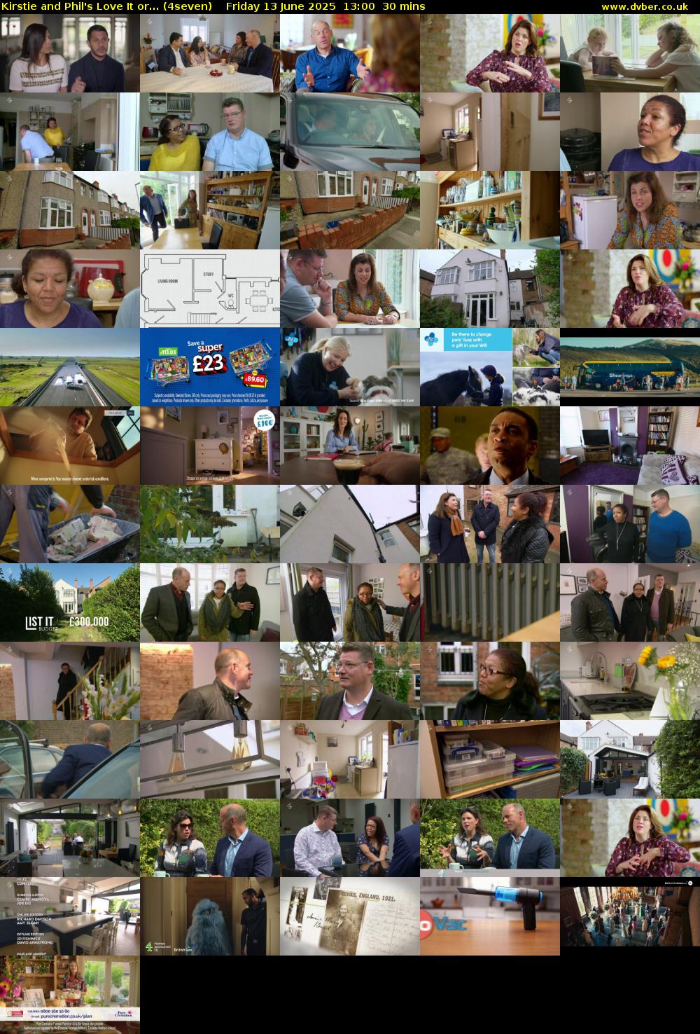 Kirstie and Phil's Love It or... (4seven) Friday 13 June 2025 13:00 - 13:30