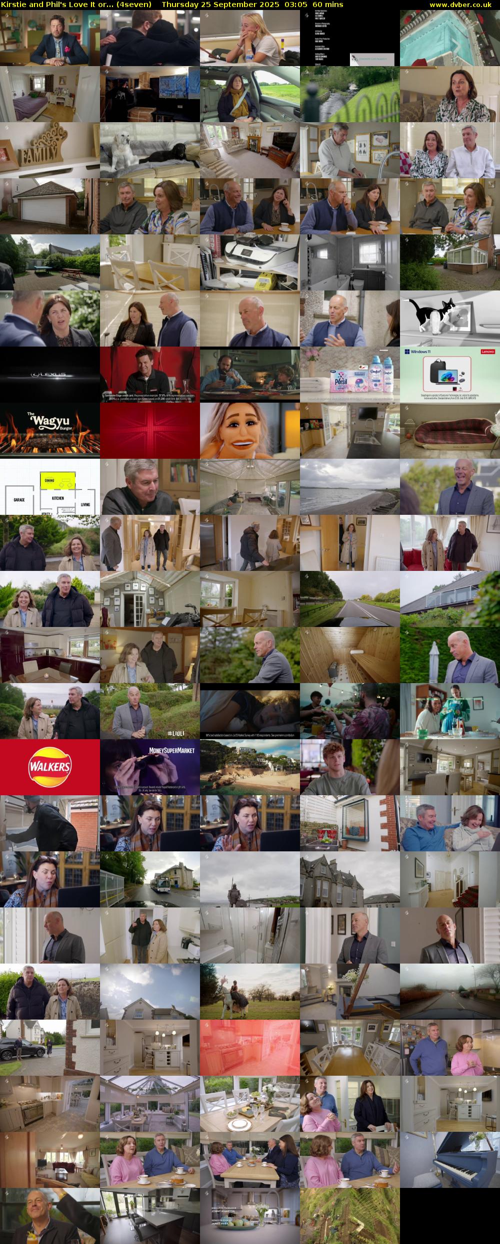 Kirstie and Phil's Love It or... (4seven) Thursday 25 September 2025 03:05 - 04:05
