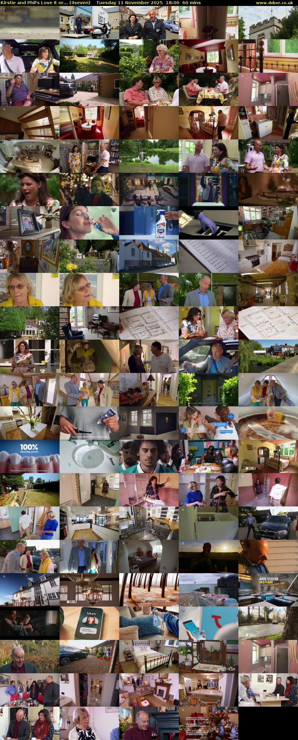 Kirstie and Phil's Love It or... (4seven) Tuesday 11 November 2025 18:00 - 19:00