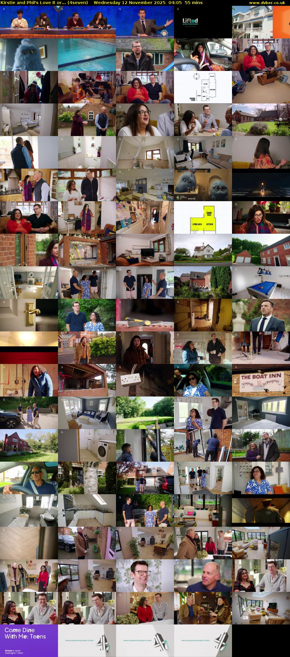 Kirstie and Phil's Love It or... (4seven) Wednesday 12 November 2025 04:05 - 05:00