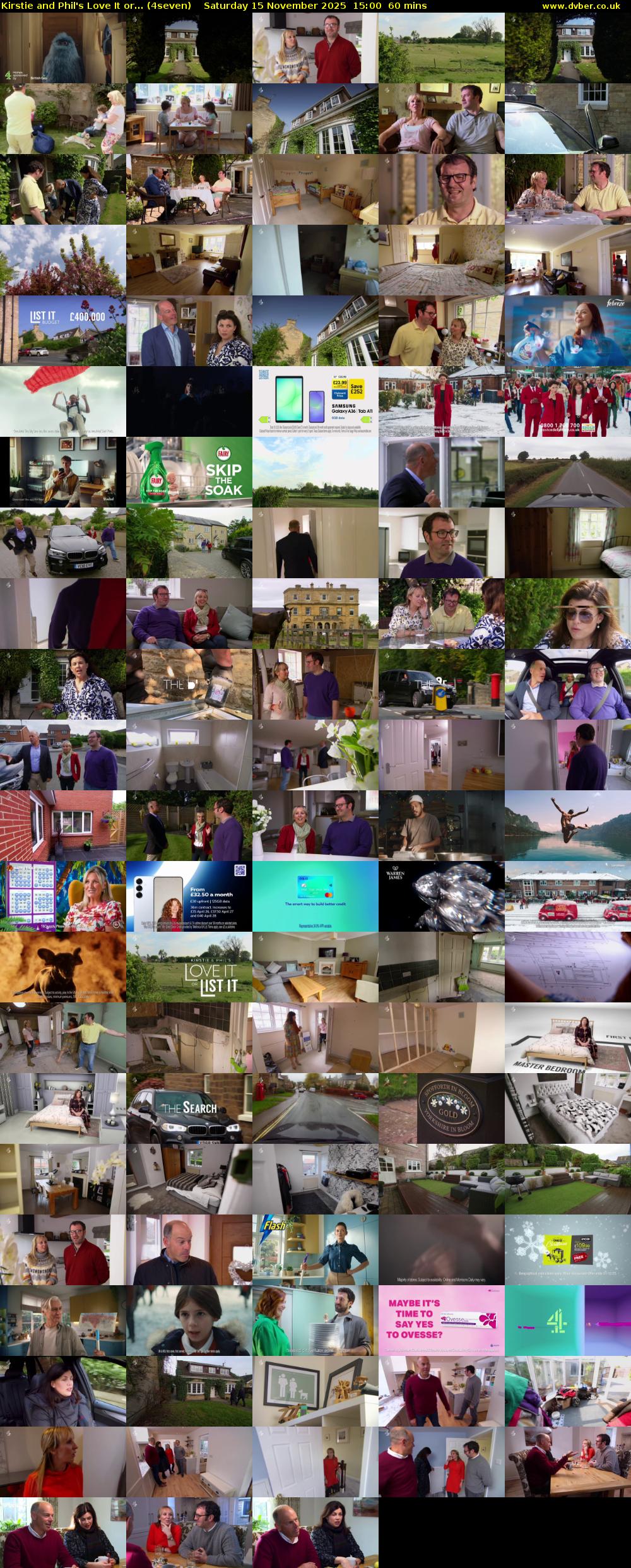 Kirstie and Phil's Love It or... (4seven) Saturday 15 November 2025 15:00 - 16:00