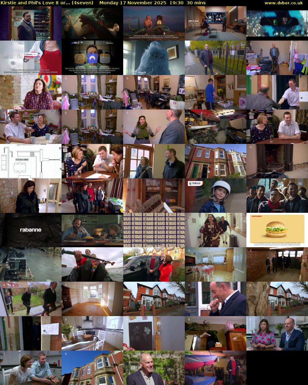 Kirstie and Phil's Love It or... (4seven) Monday 17 November 2025 19:30 - 20:00