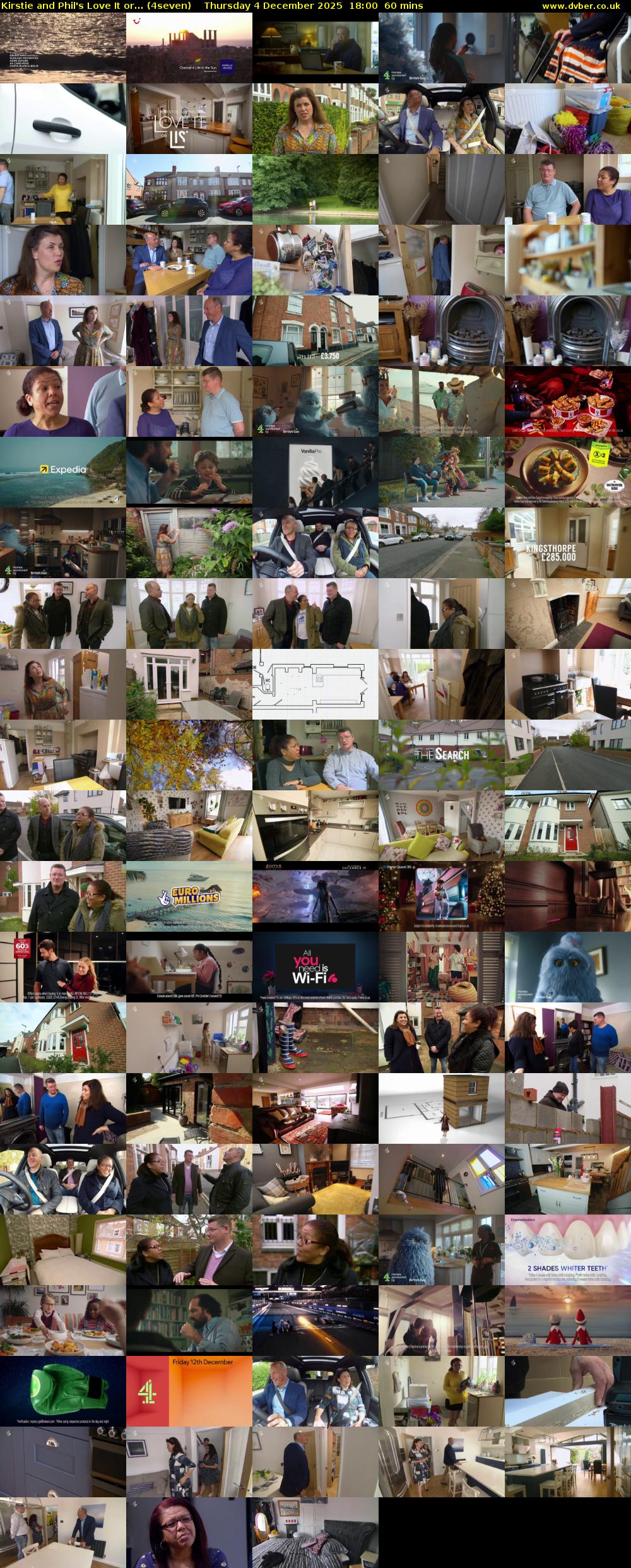 Kirstie and Phil's Love It or... (4seven) Thursday 4 December 2025 18:00 - 19:00
