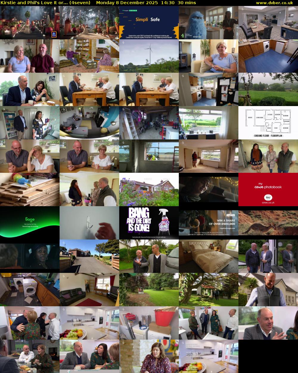 Kirstie and Phil's Love It or... (4seven) Monday 8 December 2025 14:30 - 15:00