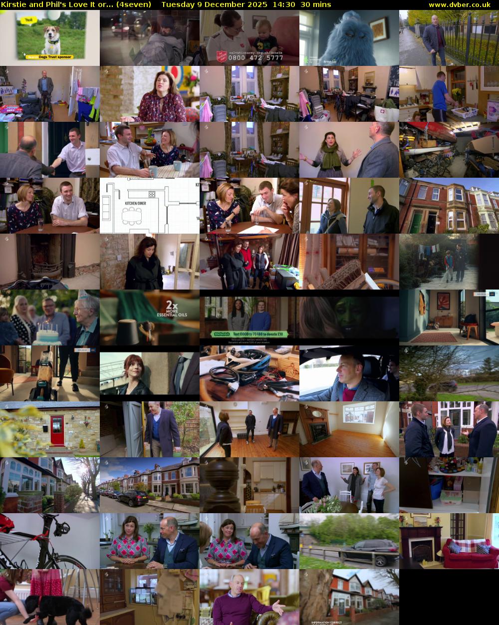 Kirstie and Phil's Love It or... (4seven) Tuesday 9 December 2025 14:30 - 15:00