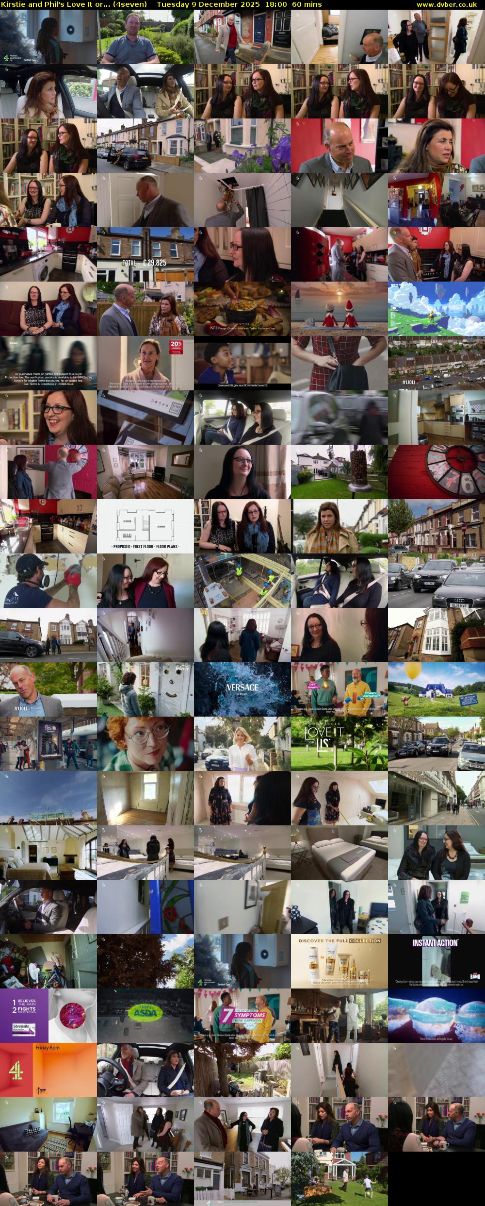 Kirstie and Phil's Love It or... (4seven) Tuesday 9 December 2025 18:00 - 19:00