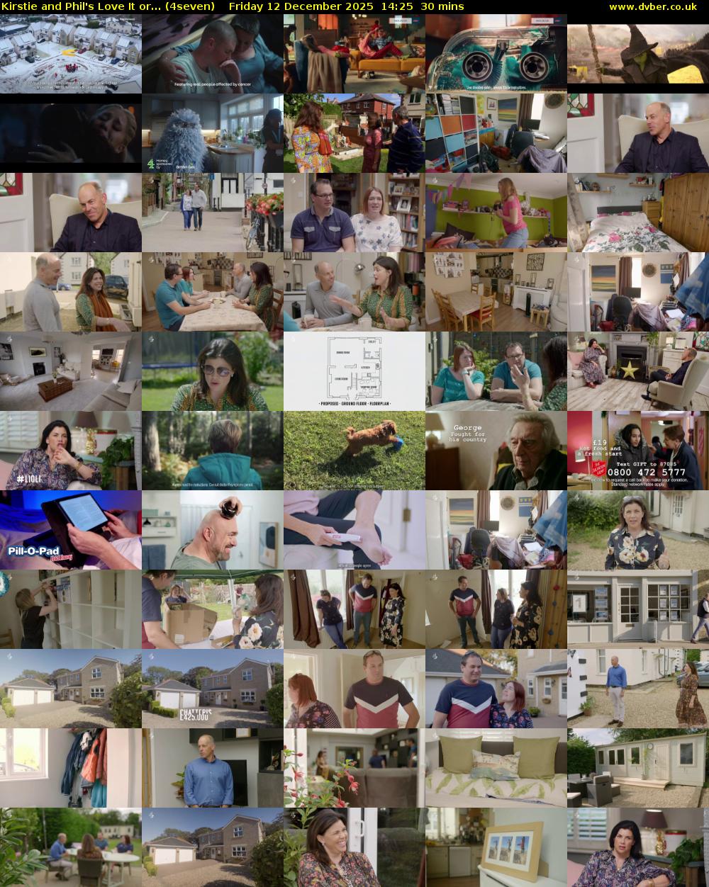 Kirstie and Phil's Love It or... (4seven) Friday 12 December 2025 14:25 - 14:55