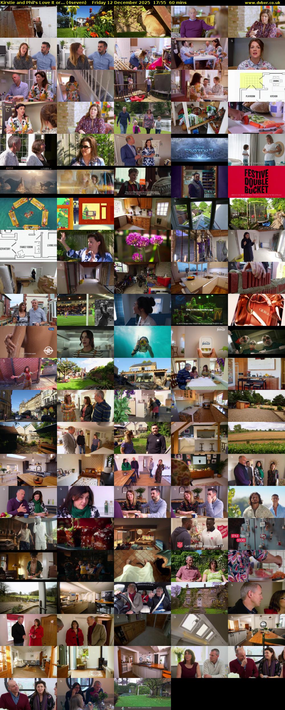 Kirstie and Phil's Love It or... (4seven) Friday 12 December 2025 17:55 - 18:55