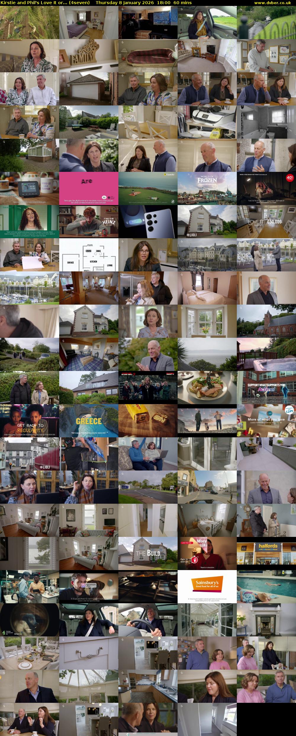 Kirstie and Phil's Love It or... (4seven) Thursday 8 January 2026 18:00 - 19:00