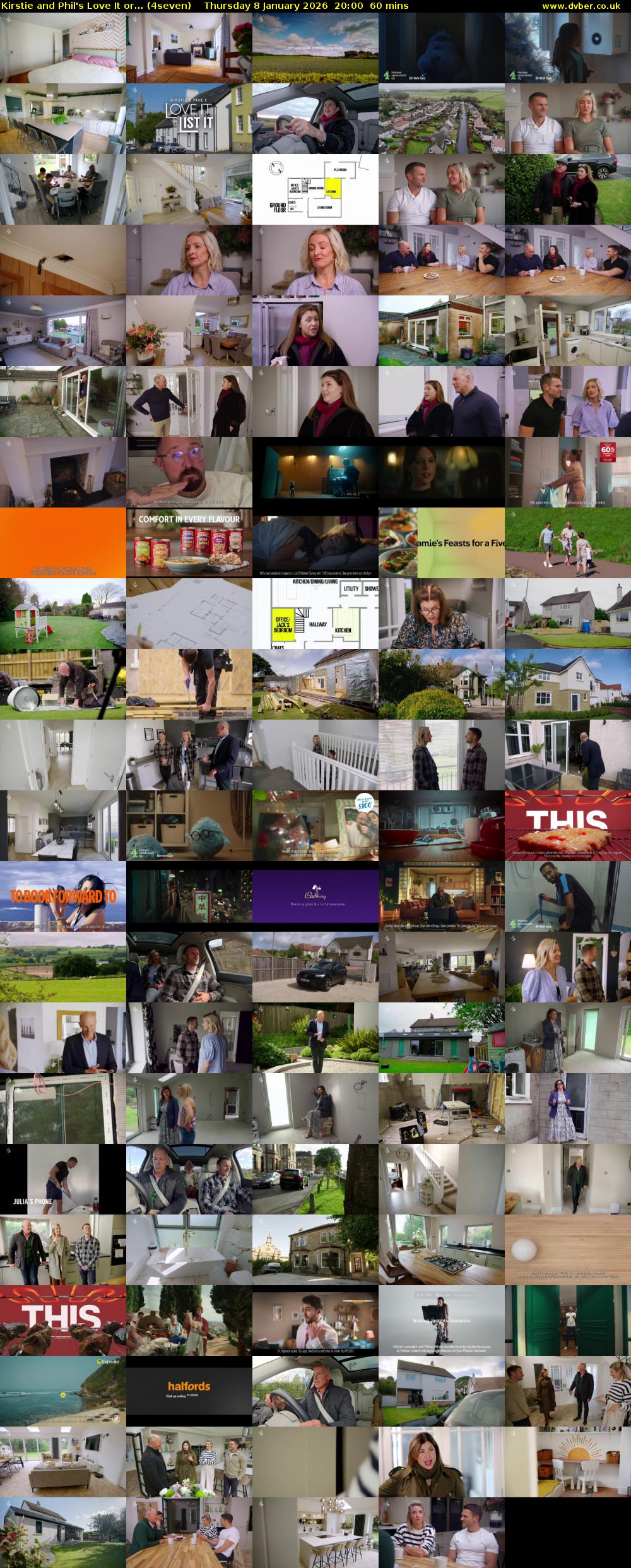 Kirstie and Phil's Love It or... (4seven) Thursday 8 January 2026 20:00 - 21:00