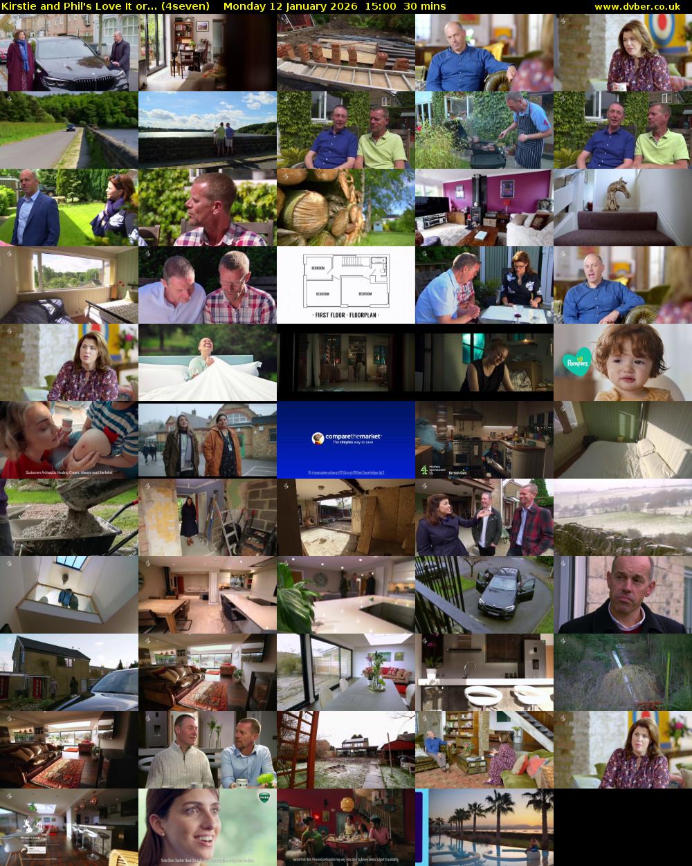 Kirstie and Phil's Love It or... (4seven) Monday 12 January 2026 15:00 - 15:30