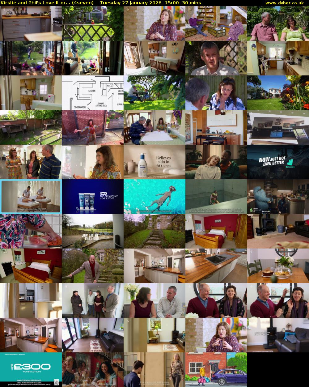 Kirstie and Phil's Love It or... (4seven) Tuesday 27 January 2026 15:00 - 15:30