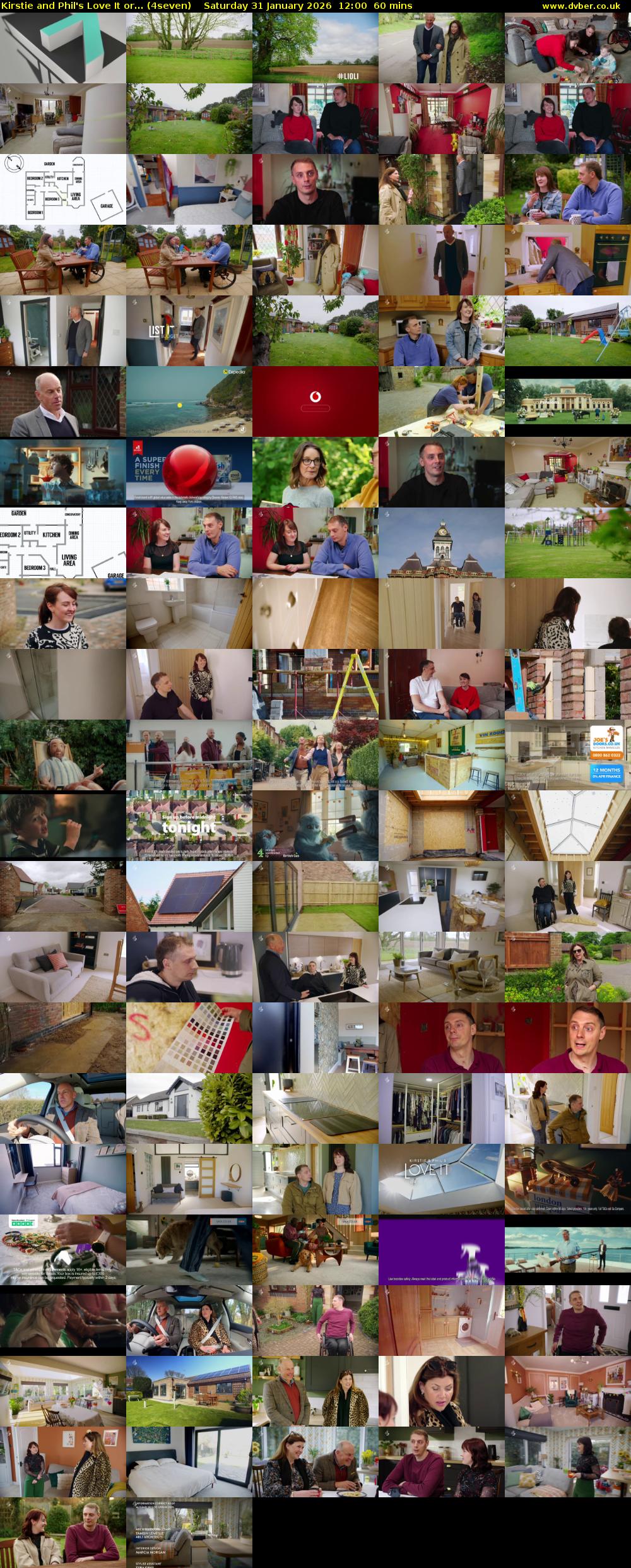 Kirstie and Phil's Love It or... (4seven) Saturday 31 January 2026 12:00 - 13:00